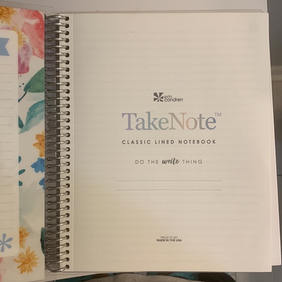 Erin Condren Notebook - Picture 2 of 3